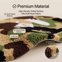 Tapis graphique de style Bape vert, esthétique Y2K, tapis ovale pour le sol, doux, lavable, antidérapant, pour chambre à coucher, dortoir, appartement, salle de jeux