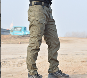 Pantalon cargo tactique multi-poches noir, vert, kaki pour sports de plein air et accessoires - Product Image 1