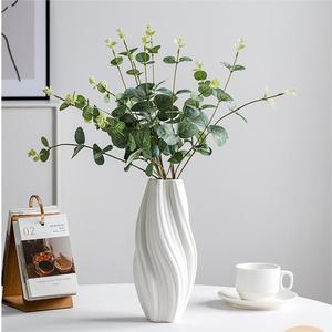 Vente en Gros Vases à Fleurs en Céramique Bisque Nordique, Lot de Quatre, Décoration Maison Design Minimaliste Moderne pour Mariage et Salon - Product Image 5