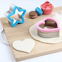 4 pièces Mickey arbre étoile coeur formes pain Sandwich Cutter ensemble de qualité alimentaire Cookie presse moule bricolage enfants cuisson et outils de cuisson