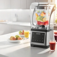 Professionele digitale blender voor commerciële voedselverwerkingsmachines met fruitpers en ijsvergruizer