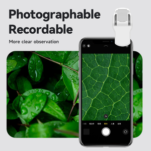 어린이 학생용 60x 미니 포켓 손 현미경 휴대용 LED 조명 과학 교육용 광학 현미경 - Product Image 6