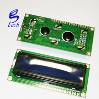 Hochwertiges LCD 1602 LCD-Anzeige modul mit grünem/gelbem/blauem Bildschirm