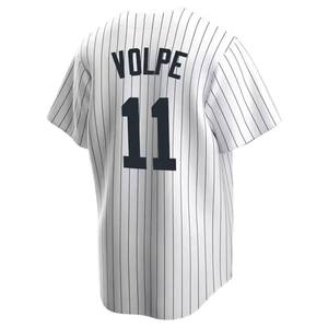 Maillot de baseball cousu 2026 unisexe taille S antibactérien en stock Derek Jeter # 2 Aaron Judge # 99 Anthony Volpe # 11 Gerrit Cole Nouveau - Product Image 3