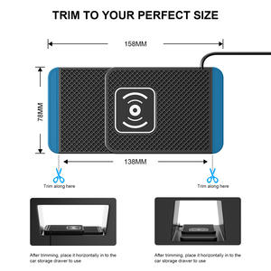 <span class=keywords><strong>Chargeur</strong></span> sans fil 2-en-1 <span class=keywords><strong>18W</strong></span> à charge rapide pour maison et voiture, support de <span class=keywords><strong>chargeur</strong></span> de téléphone portable avec détection, adaptateur de charge pour voiture - Product Image 5