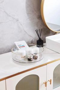 Support de rangement rotatif empilable en plastique antidérapant de 11 pouces pour organisation de placards de cuisine et garde-manger, vente en gros - Product Image 4