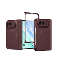 Étui de téléphone rigide en PC anti-empreintes digitales avec charge sans fil magnétique VIETAO pour Duo avec protections d'écran à charnière, design luxueux
