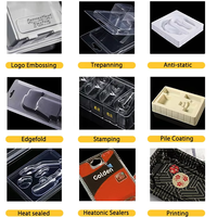 Boîte blister personnalisée avec insert en plastique pour cartes, emballage de vente au détail suspendu pour l'affichage de kits d'outils de maquillage