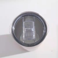 Gobelet isotherme en acier inoxydable à double paroi de 8 oz avec couvercle coulissant, tasse de retraite de haute qualité pour enfants