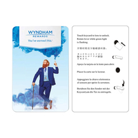 Personalisierte, individuell bedruckte RFID-Hotelschlüsselkarten F08 1K Chip NFC-Zimmerkarten für Hotelzugangskontrollsysteme