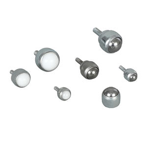 Unidad de Transferencia de Bolas CY-25D-<span class=keywords><strong>PL</strong></span> con Perno de Rosca M8, POM, Nylon, ABS, Rueda de Rodamiento de Bolas de <span class=keywords><strong>Pl</strong></span>ástico de 1 Pulgada, Rodillo de Bolas Omnidireccional - Product Image 1