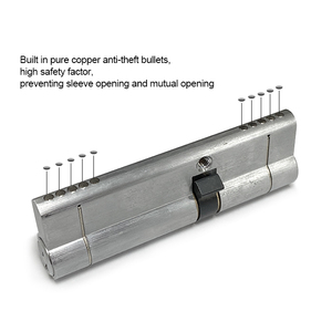 Tùy chỉnh chống phá vỡ <span class=keywords><strong>Euro</strong></span> hồ sơ cửa xi lanh Brass Snap khóa với các phím cho Lỗ mộng Ổ khóa cửa - Product Image 3