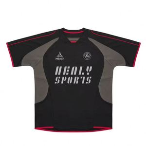 Maillots de football rétro personnalisés pour hommes, manches courtes raglan bicolores, maillot de football vintage noir, streetwear - Product Image 1