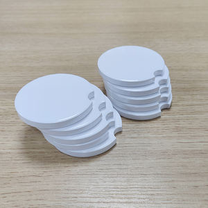 Topjlh sous-verres de voiture en céramique à sublimation avec logo personnalisé sous-verre porte-gobelet en gros pour voiture sous-verres ronds en céramique pour voiture - Product Image 6