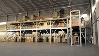 Nouvelle ligne de production de mortier sec automatique 10-20 t/h équipement pour la fabrication de procédés automatisés adhésifs pour carreaux de céramique