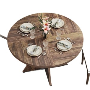 Cross-border <b>extendable</b> <b>wooden</b> round <b>dining</b> <b>table</b>, customizable home kitchen minimalist style multi-functional <b>dining</b> <b>table</b> and - Product Image 3