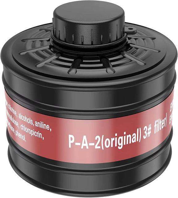 Factory Sale Single tank Gas Mask Filter element Activated Carbon Filter element Industrial protection Spray Paint Smoke
