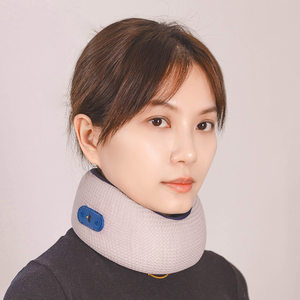 Attelle cervicale réglable en mousse souple, confortable <span class=keywords><strong>et</strong></span> respirante, avec fonctions de chauffage <span class=keywords><strong>et</strong></span> de vibration, coussin de massage pour le corps - Product Image 2