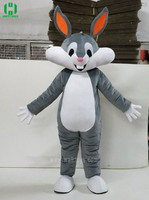 Costume de lapin amusant en tissu peluche doux, best-seller, mascotte Bugs Bunny pour adulte