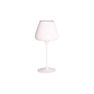 Verre à champagne européen à fond encastré Home Creative Crystal Glass White Pot Ventre Tall Glass - Product Image 5
