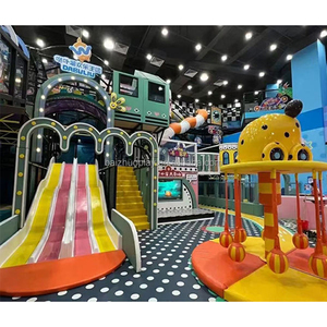 Aire de jeux intérieure commerciale pour enfants avec éclairage néon, toboggan lumineux, équipement de jeu pour enfants, parc d'aventure - Product Image 4