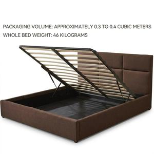 Tête <span class=keywords><strong>de</strong></span> <span class=keywords><strong>lit</strong></span> moderne et confortable pour <span class=keywords><strong>lit</strong></span> Queen/King avec rangement, revêtement <span class=keywords><strong>en</strong></span> <span class=keywords><strong>tissu</strong></span> durable, cadre <span class=keywords><strong>en</strong></span> bois <span class=keywords><strong>de</strong></span> pin, sommier à ressorts - Product Image 2