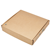 Caja de cartón corrugado portátil de tamaño de logotipo personalizado con estampado y laminación mate para embalaje de entrega urgente