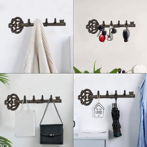 Prezzo all'ingrosso Appendiabiti <span class=keywords><strong>Da</strong></span> Parete Ghisa Rustico Chiave Appendiabiti <span class=keywords><strong>Da</strong></span> Parete A Forma di Chiave di Stile Dell'annata Gancio Per Appendere I Vestiti Tasti Borse cappelli - Product Image 6