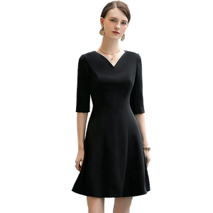Elegance and Comfort in Funeral Black Dress for Women