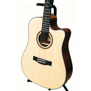 Guitare <span class=keywords><strong>acoustique</strong></span> en épicéa et acajou de 41 pouces, finition mate, guitare folk électrique, nouvelle arrivée de Surpass Music - Product Image 3