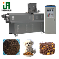 Machine de traitement des aliments pour chiens, ligne de production d'aliments secs pour chats, équipement d'extrusion de granulés pour chiens