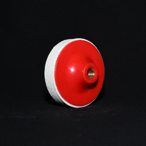 Almohadilla de pulido de fieltro de lana gruesa OEM con soporte de plástico para ferretería y joyería - Product Image 1