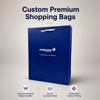 Sac de shopping personnalisé de luxe avec finition mate et logo pour bijoux, cosmétiques, emballage de marque de mode, sac en papier