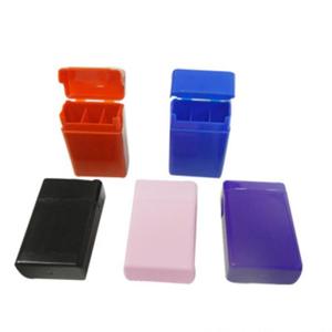 Scatola di sigarette da uomo in plastica a prova di pressione portatile e impermeabile da 20 pezzi - Product Image 1