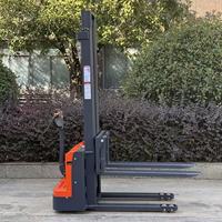 Chargeur de palettes robuste avec gerbeur électrique, hauteur de levage de 3 m, capacité de 1,5 T, idéal pour le déchargement de marchandises en entrepôt