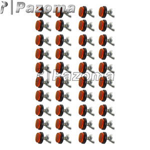 Universal Motorcycle 10PCS <strong>License</strong> <strong>Plate</strong> Reflectors for Street Cruiser Dirt Bike ATV UTV Scooter|Custom Application - Product Image 2