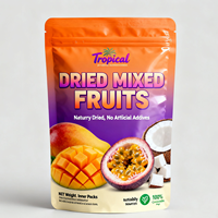 Logo personnalisé Sac à fermeture éclair debout Fruits secs Raisin Myrtille Bonbons Chips Snack Sac en plastique Sac d'emballage étanche à l'humidité