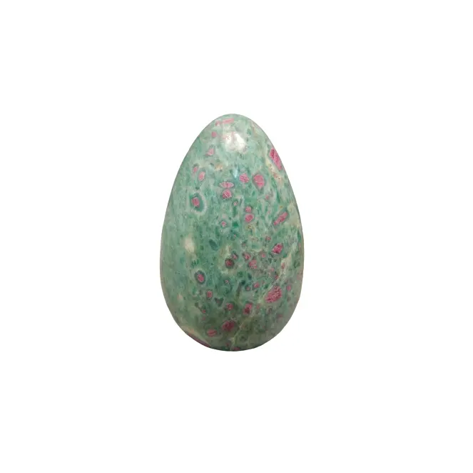 Suministro al por mayor de piedras preciosas de cristal de alta calidad cristal rubí fucsita Yoni huevo para curación disponible en suministro a granel