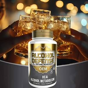 OEM ODM Hersteller Alkohol abwehr kapseln mit natürlichen pflanzlichen Inhaltsstoffen zur Unterstützung des schnellen Alkohols toff wechsels - Product Image 3