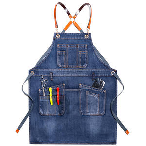 Delantal <span class=keywords><strong>de</strong></span> peluquería para niños con vaquero y barbería Pintura Trabajo Cafetera Té con leche para <span class=keywords><strong>hombres</strong></span> y mujeres Diseño impreso - Product Image 3