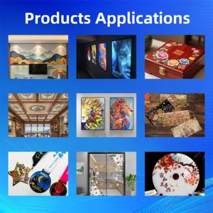 Gen5/gen6 lớn UV phẳng máy in phun 3220 máy in UV cho tấm GỖ Kính KT Hội Đồng Quản trị dấu hiệu Acrylic-RICOH đầu in - Product Image 3