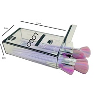 Pinceaux de maquillage licornes, brosses à poils colorés, fond de teint, fard à paupières, Kit de 10 pièces