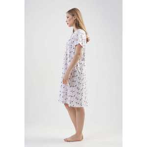 ชุดนอนแขนสั้นผู้หญิงอัลตี้ชุดนอนผ้าทอเนื้อนุ่มสีดำ - Product Image 3