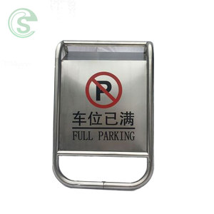 الأكثر مبيعاً لا توجد لافتة لوقوف السيارات لوحة إشارة Waring من الفولاذ المقاوم للصدأ قابلة للطي - Product Image 5