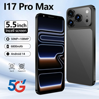Smartphone Android 16, 16 Go de RAM, 128 Go de ROM extensible jusqu'à 2 To, processeur Deca Core, écran, reconnaissance faciale, GPS, OTG, sans carte SIM