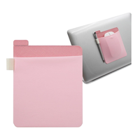 Étui compact et adhésif pour souris YY, poche de rangement arrière pour ordinateur portable Smith, porte-stylo, étui pour gadgets, pochette adhésive