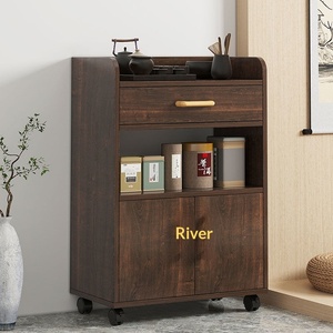 Tea Cabinet Cupboard Kitchen Living Room <strong>Office</strong> Storage <strong>Sideboard</strong> with Wheels Minimalist Modern Design Home Furniture - Product Image 4