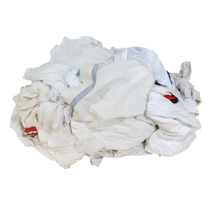 Hissen kain pembersih bermacam-macam harga pabrik kain lap lap industri kain pembersih putih dan campuran dengan perak