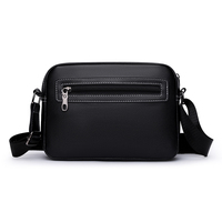 Sac à bandoulière en cuir PU pour homme, style tissé, petit sac messager décontracté pour affaires, avec logo personnalisé, vente en gros d'usine