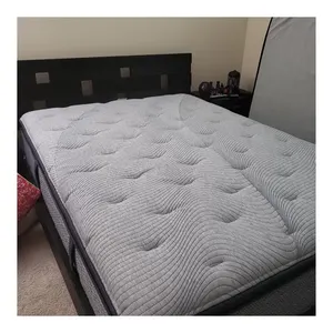 8/10/12/14 Inches Hotel Natural Latex Memory Foam King Queen Size Roll Up Sleep Gel Twin Pocket Spring Bed Colchon De Espuma